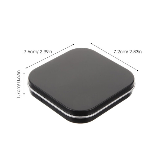 Black Magnetic Cosmetic Containers Empty Eyeshadow Palette-5 2