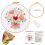 Personalize Florals Embroidery Craft Set Cotton Plastic For Home 3