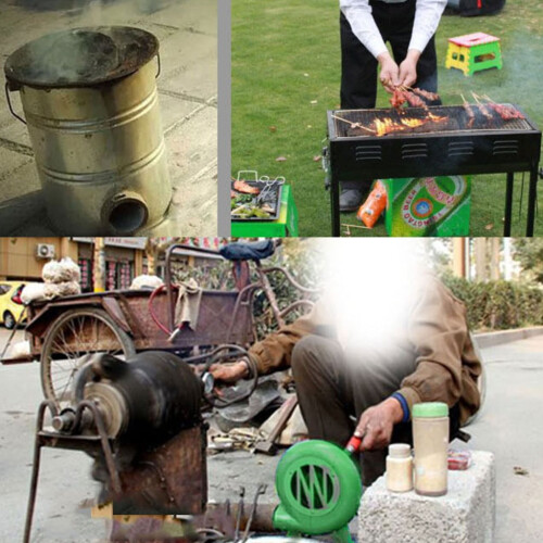 Outdoor-Grillventilator mit Handkurbel 1