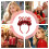 Tiara de Natal 2026, vermelha, com glitter, para mulheres e meninas. 8
