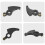 Για Black and Decker4Pack με ανταλλακτικούς μοχλούς OEM # 90567077 2