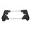 Supporto per case del computer con ruote, supporto CPU mobile per PC desktop in PP nero e acciaio inossidabile 6