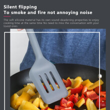 Grey Fish Spatula – Heat-Resistant, Ergonomic Kitchen