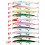 2 Stück robuste Minnow-Köder, 15,4 g/13,5 cm, harte, bionische Bleistiftköder aus Kunststoff 4
