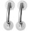 KALLORY Safety Grab Bars for Bathroom2Pcs Silver Door Handle for Elderly ABS Engineering Plastics7.7X2.4in 5