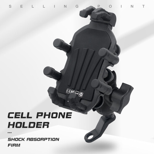 8-Klauen Motorrad-Telefonhalterung 2