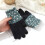 Women's Windproof Knit Gloves with Flower Pattern 5