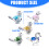 Exquisites Detailed Handcrafted Crystal Bird Figurine-Deep Blue 4