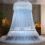 Dome Net Ceiling-Mounted Princess Bed with Foldable Ruffled 5