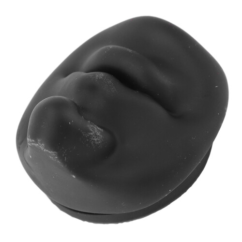 Modello di pratica in silicone per labbra e naso, 7,5  7 cm, nero 1