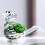 Exquisites Detailed Handcrafted Crystal Bird Figurine-Deep Blue 5