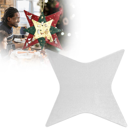 Xmas Star Template Reusable Stencil 1 Piece 1