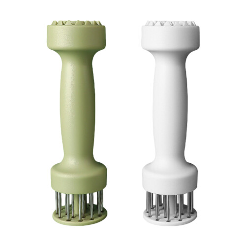Oxidation Proof Metal Double Face Meat Tenderizer Meat-Green 1