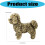 Hundefiguren aus Metall, Tierstatue, Hund, dekorative Objekte, 3