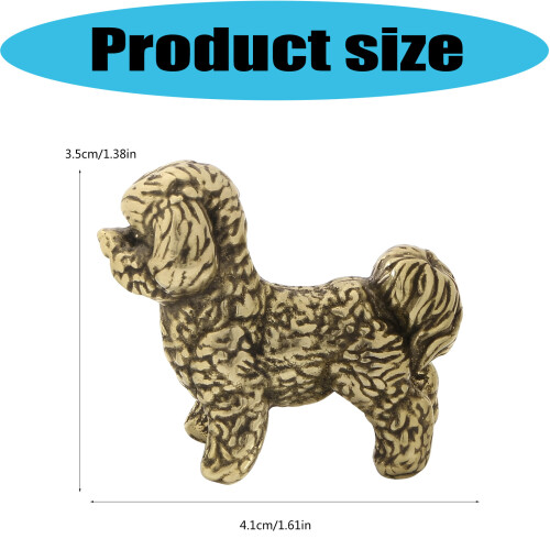 Hundefiguren aus Metall, Tierstatue, Hund, dekorative Objekte, 2