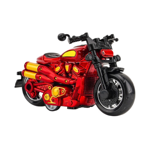 Legering Pull-Back Motorcykel Nøglering Legetøj – 4 Farver 2