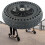 Roda inteira de 8 polegadas para patinete elétrico com pneu maciço 8X2 (200x50) e cubo de plástico. 2