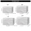 Witte verstelbare raamairconditionerhoes 3