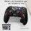Antisliphoes voor PS5/PS4-controller met touchpad-sticker 4