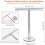 Stainless Steel Towel Holder Stand – 2 Pack 2