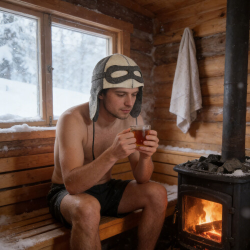 Light Weight Breathable Bath House Hat Pilots Sauna Hat Felt Cap 1