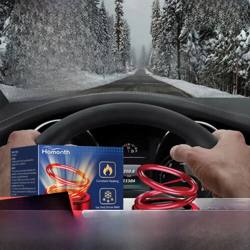 Mini-tragbarer kinetischer Molekular-Autoheizer mit Windschutzscheibenenteiser, Winter-Doppelrotationsring und Duftdiffusor für das Auto 2