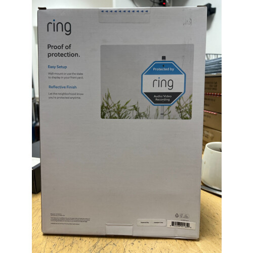 Panneau de sécurité Ring pour cour, ultra-réfléchissant, finition satinée 5565 1