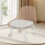 Mobile Step Stool with Back Support - Rolling Plastic Stool for Kitchen, Household, and Library Use 2