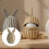 3D Printed Easter Eggs Shape Gift Box Festival-khaki Type A 3