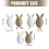 3D Printed Easter Eggs Shape Gift Box Festival-khaki Type A 4