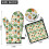 Σετ γαντιών φούρνου κουζίνας και θήκης για κατσαρόλες για την ημέρα του Αγίου 6