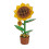 3D-träpussel med blommor för vuxna, 1 bit 2