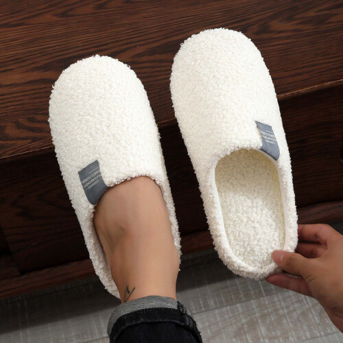 Ανδρικές παντόφλες Cozy Memory Foam Scuff, εσωτερικού/εξωτερικού χώρου, λαστιχένια σόλα, 1