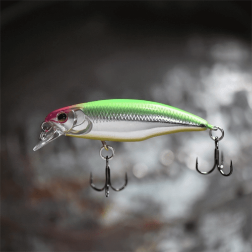 2 τεμάχια Bionic Hard Bait Δολώματα Ψαρέματος, 5.2cm/4.5g Βυθιζόμενο Jerkbait για Λαβράκι & Λούτσο 1