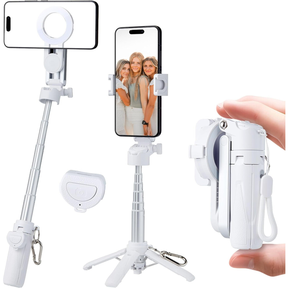 Magnetic Phone Tripod Â Magsafe Stand And Clip, 2-In-1 908436542104