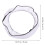 KALLORY Ring Light Softbox Diffuser High Light Transmission Nylon 1Pack 2