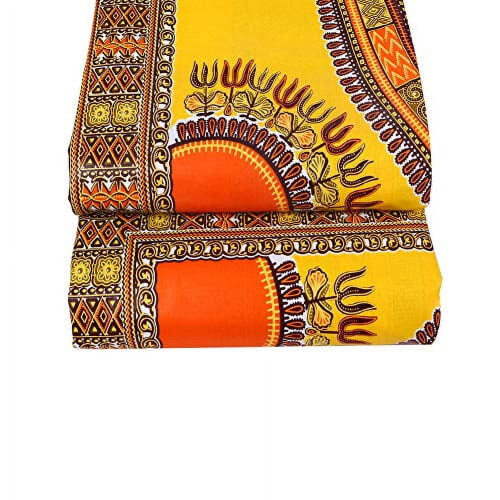 Afrikansk Ankara vokstrykk bomullsstoff6 meter