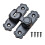 Set robuuste aluminium schuurdeursluitingen – 90 & 180 1