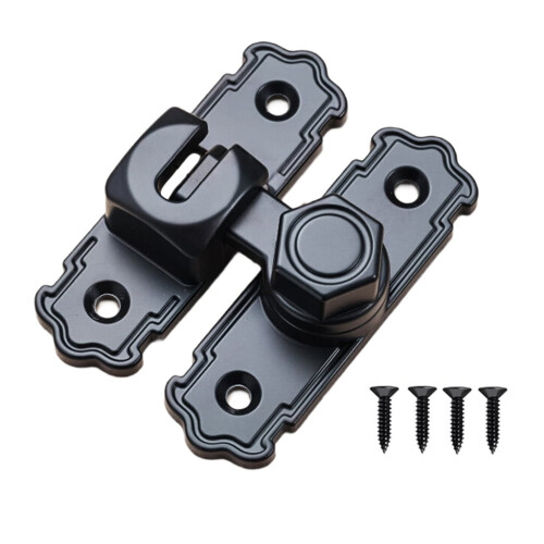 Set robuuste aluminium schuurdeursluitingen – 90 & 180