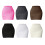 Dames basic kokerrok met hoge taille, elastisch model, geribbelde gebreide korte bodycon rok 8