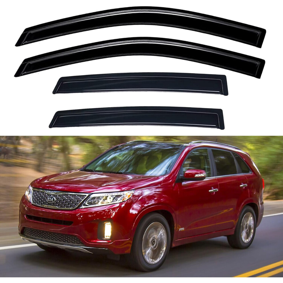 Kia Sorento Window Visors Rain Guards 2011Â2015 9032631884057