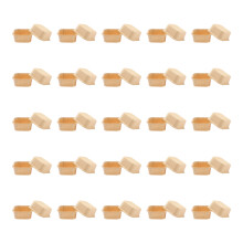 50 stuks lekvrije cupcakes liners gebruiksvriendelijke-vierkant