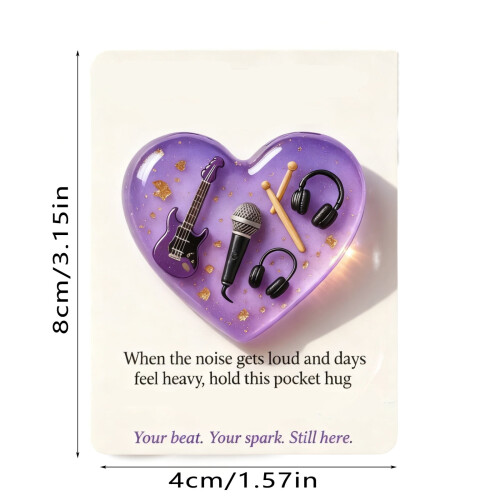 Pocket Hug Blessing Cards Heart-Shaped Greeting Cards 2