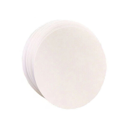 100 White Circular Button Badge Papers – 6 Sizes