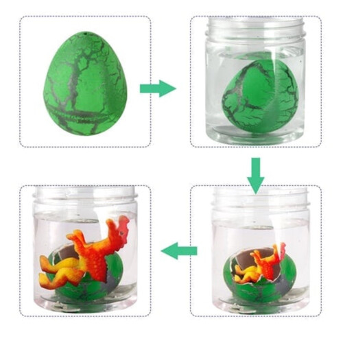 Dinosaur Eggs Hatching in Water 60 Pcs 2
