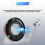 LED Amber Advarselslys Solar Magnetisk Batteri Strobe Blinklys 3