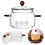 Borosilicate Glass Saucepan with Handles 15 cm 2