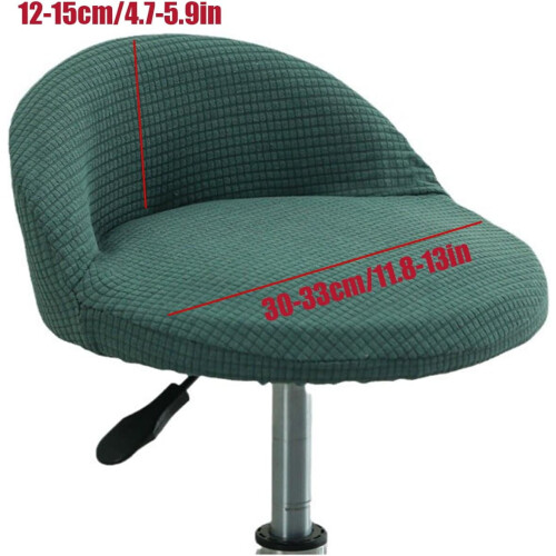 Ronde barkrukhoezen met antislip elastische band, set van 4 1