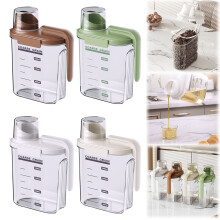Recipient alimentar etanș din plastic, 1,5 l, cu capac dozator
