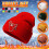 Gorro de invierno unisex de punto con pompón (1 pieza) 1
